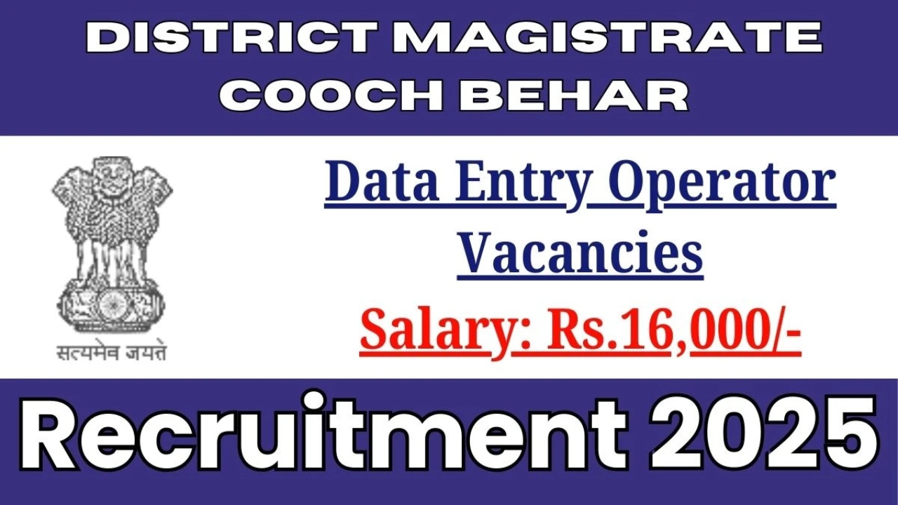 District Data Entry Operator Recruitment 2025